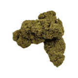 Fleur de CBD Bubba Kush cultivée en intérieur, avec des arômes terreux et des notes de café et de chocolat, offrant des effets relaxants.